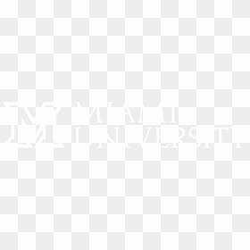 Miami University Logo - Miami Ohio Logo White, HD Png Download - university of miami logo png