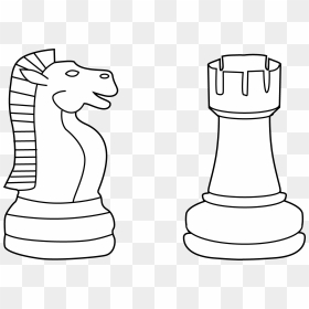 Chess Icons Cliparts Transparent Chancellor - Chess Pieces Cartoon Drawing, HD Png Download - chess queen png