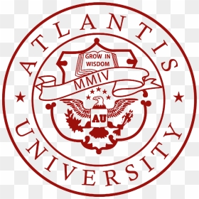 Atlantis University Logo - Atlantis University, HD Png Download - university of miami logo png