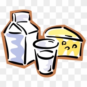 Dairy Clipart Dairy Food - Dairy Clipart, HD Png Download - cheese vector png
