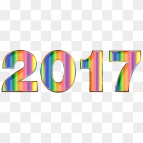 Typography New Year Logo Art Color - Circle, HD Png Download - new year 2017 images png