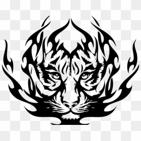 Tribal Lion Tattoo Design, HD Png Download - lion tattoo png