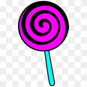 Clip Art Of Lollipop, HD Png Download - pink swirl png