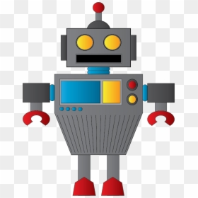 Cartoon, HD Png Download - robot vector png