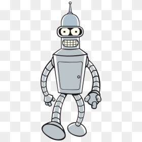 Bender Futurama, HD Png Download - robot vector png