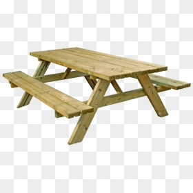 Picnic Table With Transparent Background, HD Png Download - table icon png
