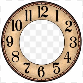 Wall Clock Template Png, Transparent Png - dial png