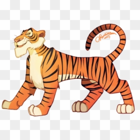 Jungle Book Characters Shere Khan, HD Png Download - jungle book png