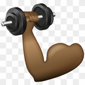 Weight Training, HD Png Download - flex emoji png