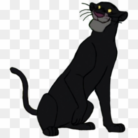 Black Cat, HD Png Download - jungle book png