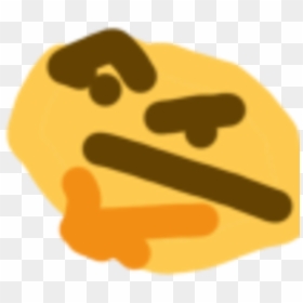 Ms Paint Thinking Emoji, HD Png Download - flex emoji png