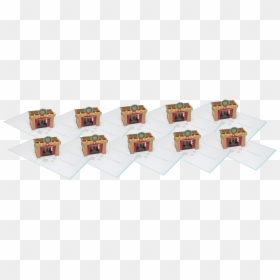 Box, HD Png Download - christmas fireplace png