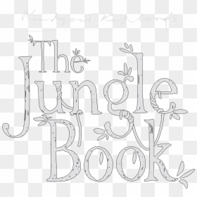 Line Art, HD Png Download - jungle book png