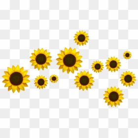 #yellow #hearts #sunflower #bee #flower #emoji #crown - Yellow Heart ...