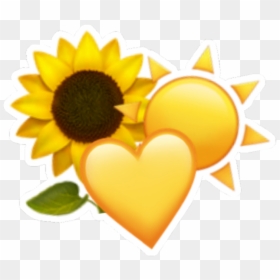 Transparent Sunflower Emoji Png, Png Download - sunflower emoji png