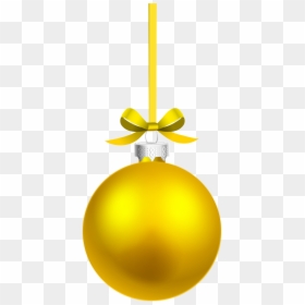 Gold Christmas Ball Png, Transparent Png - hanging christmas lights png