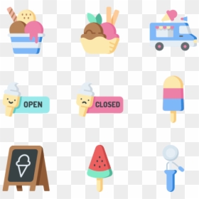 Ice Cream Shop Icon, HD Png Download - ice cream vector png