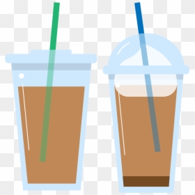 Cold Latte Vector, HD Png Download - ice cream vector png