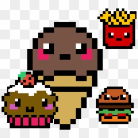 Arbok Pixel Art, HD Png Download - ice cream cone clipart png