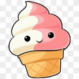 Cartoon Ice Cream Drawing, HD Png Download - ice cream cone clipart png