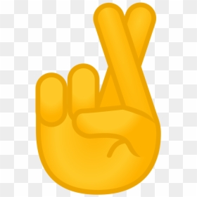 Fingers Crossed Emoji Transparent , Png Download - Finger Crossed Emoji ...
