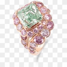 Engagement Ring, HD Png Download - green diamond png
