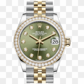 Rolex 278273, HD Png Download - green diamond png