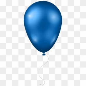 Blue Balloon Transparent Background, HD Png Download - hot air balloon png transparent background