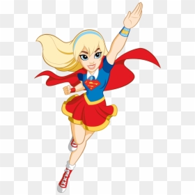 Super Hero Girls Flying, HD Png Download - dc superhero girls png