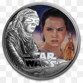 Star Wars Niue Coins, HD Png Download - daisy ridley png