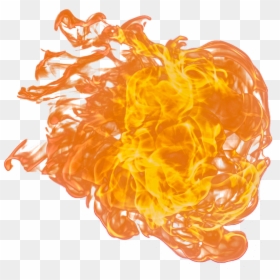 Fire Flame Png, Transparent Png - flaming skull png