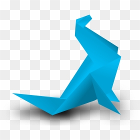 Foca De Origami, HD Png Download - origami crane png