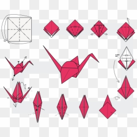 Diagram, HD Png Download - origami crane png