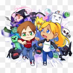 Minevention 2019, HD Png Download - youtubers life png