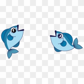 Small Fish Cartoon, HD Png Download - fish drawing png