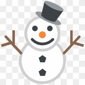 Christmas Emojis Snowman, HD Png Download - snowman emoji png