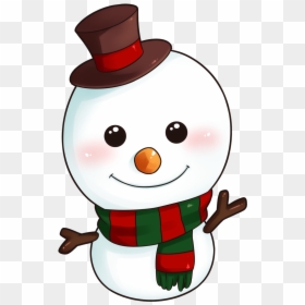 Cute Snow Man Clipart, HD Png Download - snowman emoji png