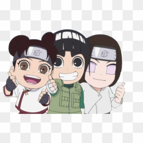 Naruto Chibi Rock Lee, HD Png Download - naruto chibi png