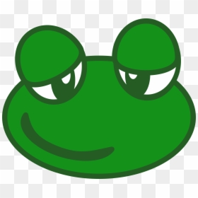 Frog Head Clipart, HD Png Download - cartoon head png