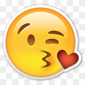 Kissy Face Emoji Transparent, HD Png Download - snowman emoji png