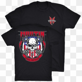 Martin Brothers Customs Shirts, HD Png Download - blue skull png