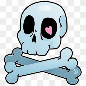 Skull, HD Png Download - blue skull png