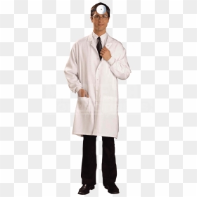 Lab Coat Men"s Doctor Costume , Png Download - Scientist With White Lab Coat, Transparent Png - men coat png