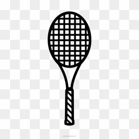 Badminton Clipart Colouring Page - Clip Art Tennis Racket, HD Png Download - badminton clipart png