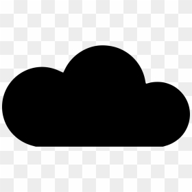 Cloud Technology Storage Web - Black Cloud Shape Png, Transparent Png - cloud technology png