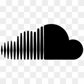 Soundcloud - Soundcloud Black And White Logo, HD Png Download - sound cloud png