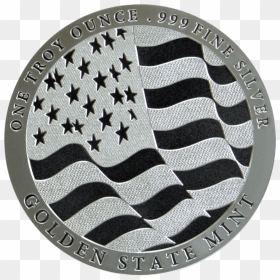 Gsm Silver Coin, HD Png Download - golden round png