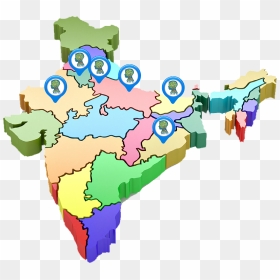 So We Are Open To Give Our Franchises To Interested - Map For Tamil Nadu Kerala Andhra Pradesh Karnataka, HD Png Download - nife png