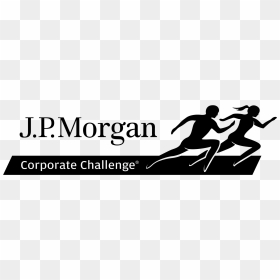 Png, Black, White Text - Jp Morgan Corporate Challenge Vector, Transparent Png - jp morgan logo png
