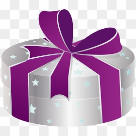 Presents Clip Art Png - Purple Gift Box Clipart Png, Transparent Png - birthday gift box png